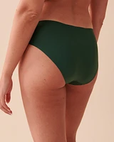 Culotte bikini microfibre deux-tons dos lisse