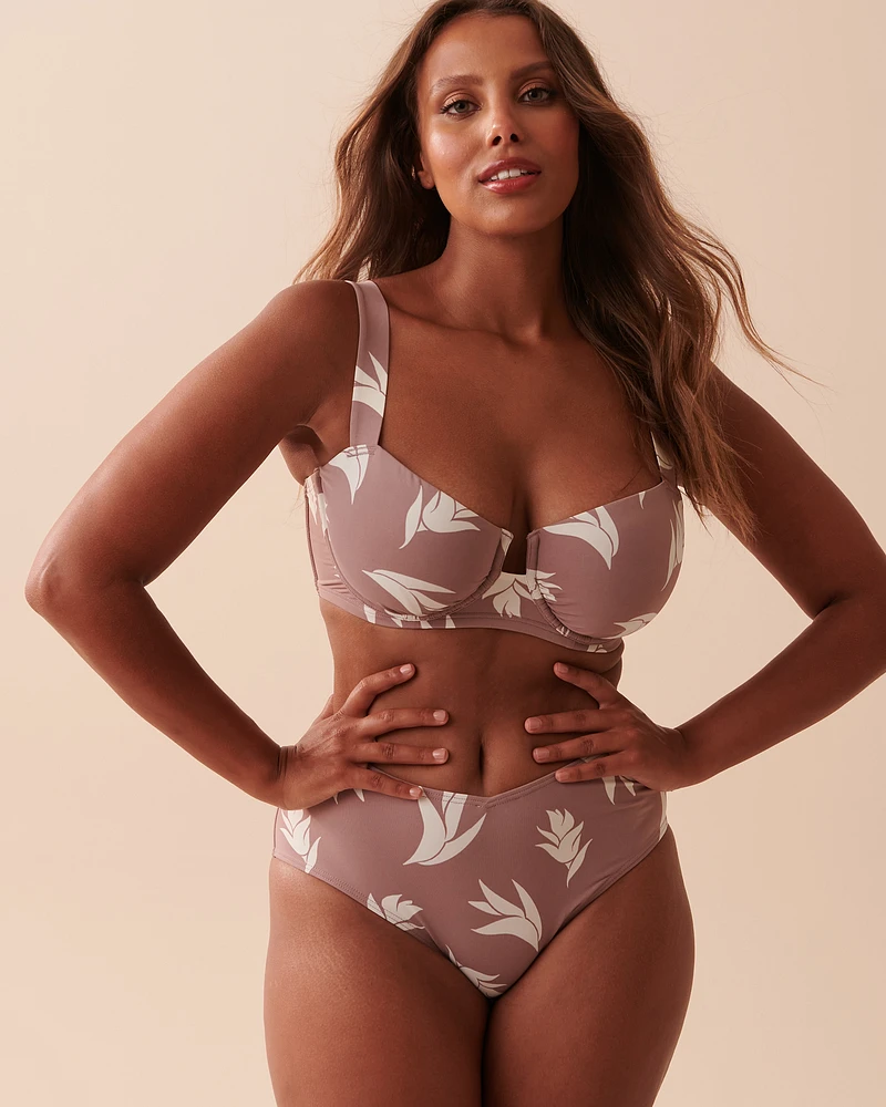 SAINT LUCIA Recycled Fibers D Cup Balconette Bikini Top