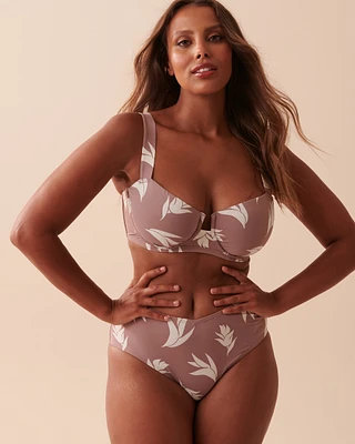 SAINT LUCIA Recycled Fibers D Cup Balconette Bikini Top