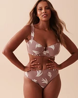 SAINT LUCIA Recycled Fibers D Cup Balconette Bikini Top