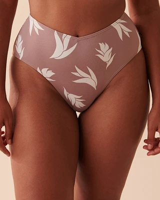 Bas de bikini cheeky taille haute en fibres recyclées SAINT LUCIA