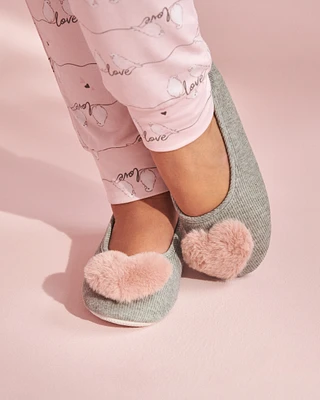 Soft Jersey Ballerina Slippers