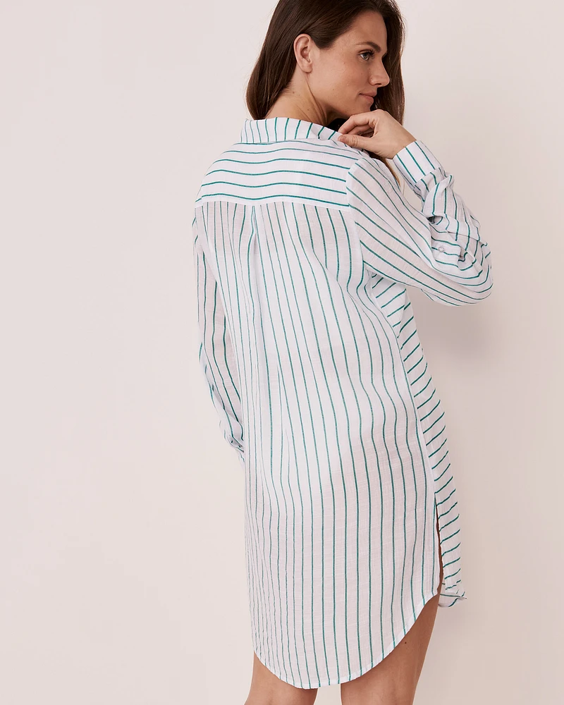 Tunique boutonnée longue