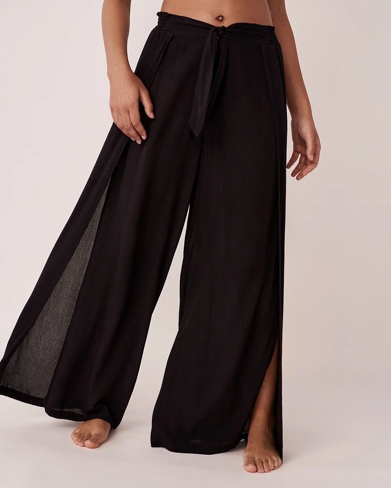 Pantalon à jambe large