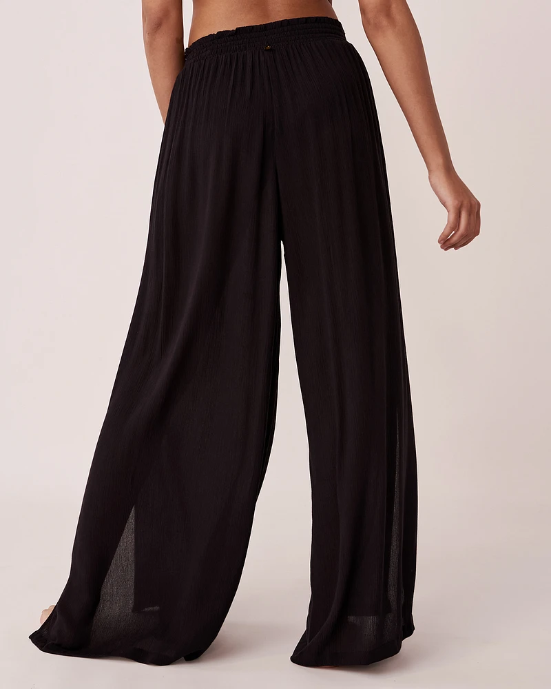 Pantalon à jambe large