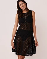 Robe sans manches à crochet