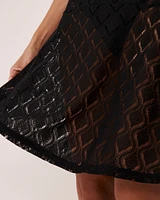 Robe sans manches à crochet