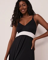 Robe asymétrique à bretelles minces