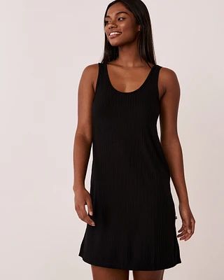 Ribbed Sleeveless Dress