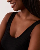 Ribbed Sleeveless Dress