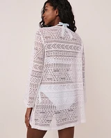 Tunique en crochet encolure V