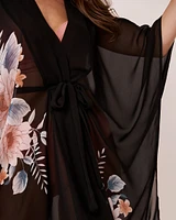 Floral Print Caftan