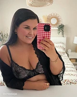 Unlined Lace and Mesh Bra