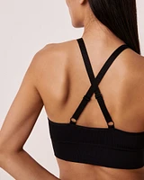 Low Impact Crossback Seamless Sports Bra