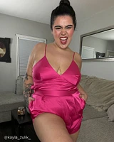 Short en satin
