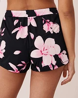 Recycled Fibers Floral Shorts