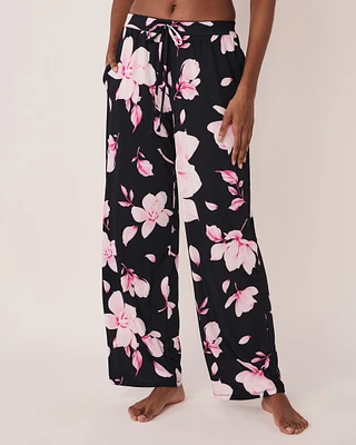 Recycled Fibers Floral Pants