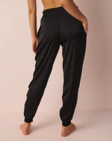 Black Satin Pants