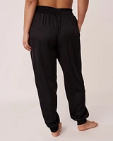 Black Satin Pants