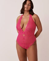 Tie Back Lace Teddy