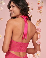 Tie Back Lace Teddy