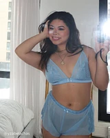 Chiffon and Lace 2-pieces Set