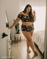 Mesh Floral 2-piece Set