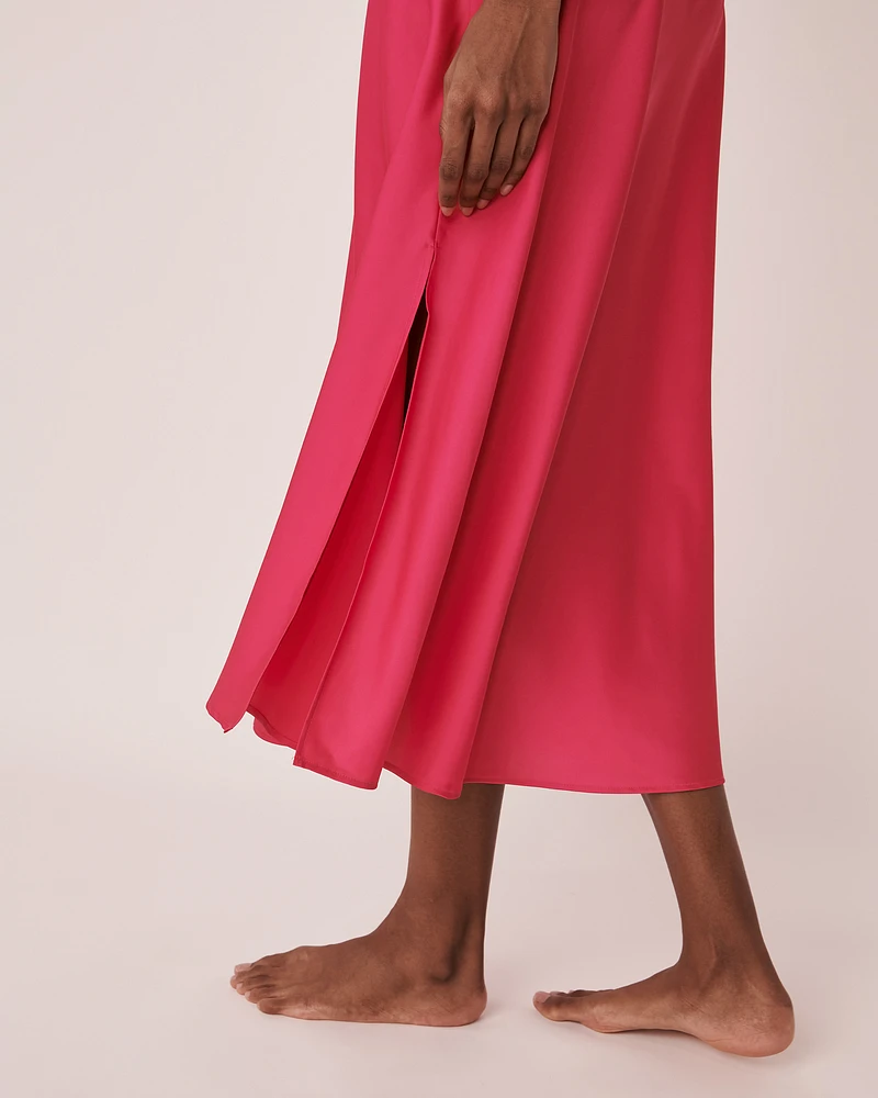 Nuisette mi-longue en satin