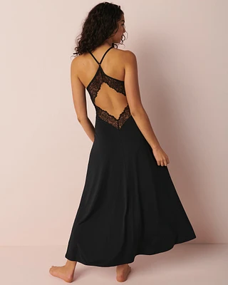 Recycled Fibers Lace Detail Gown