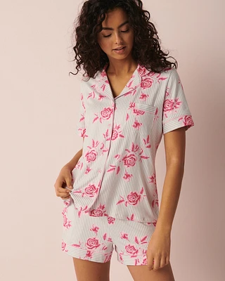 Super Soft Short Sleeve Button-down Shirt