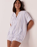 Super Soft Short Sleeve Button-down Shirt