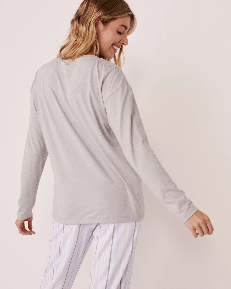 Chandail manches longues col rond ultra doux