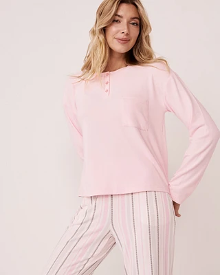 Recycled Fibers Long Sleeve Shirt with Buttons