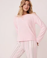 Recycled Fibers Long Sleeve Shirt with Buttons
