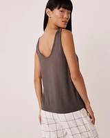 Recycled Fibers Cami with Buttons