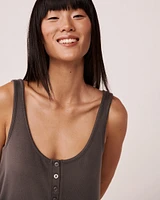 Recycled Fibers Cami with Buttons