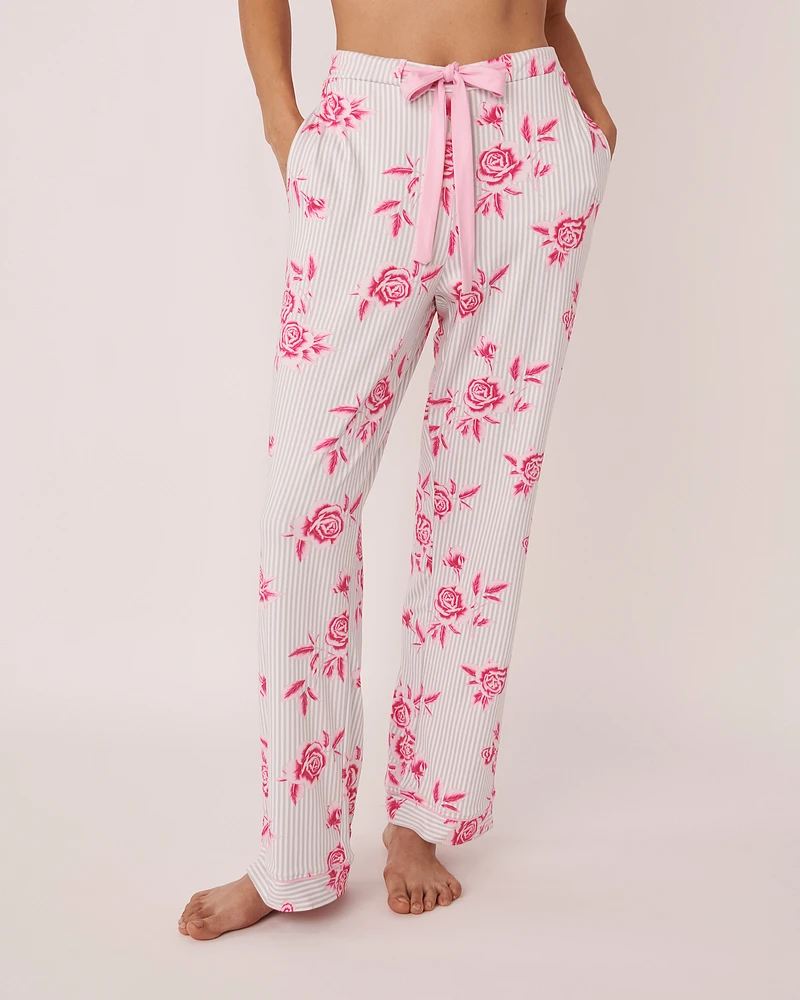 Pantalon ultra doux à jambe large