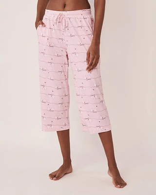 Capri jambe large ultra doux