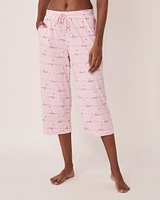 Capri jambe large ultra doux