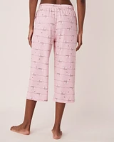 Capri jambe large ultra doux