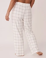 Pantalon jambe large en fibres recyclées
