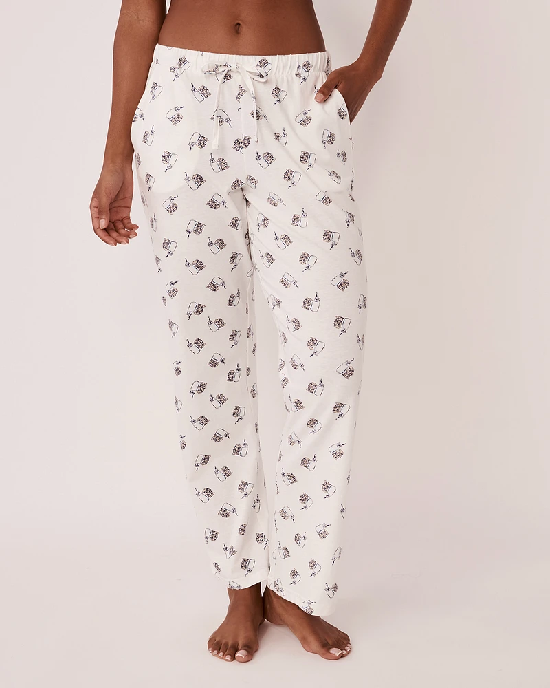 Cotton Straight Leg Pants