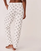 Cotton Straight Leg Pants