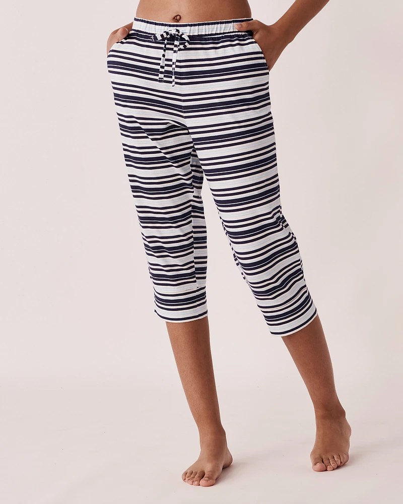 Capri ajusté en coton