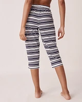Cotton Fitted Capri
