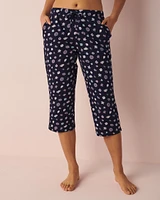 Capri jambe droite en coton