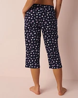 Capri jambe droite en coton