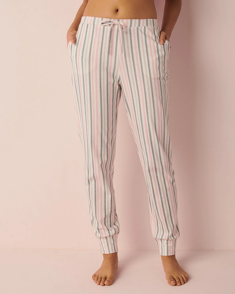 Pantalon ajusté en coton