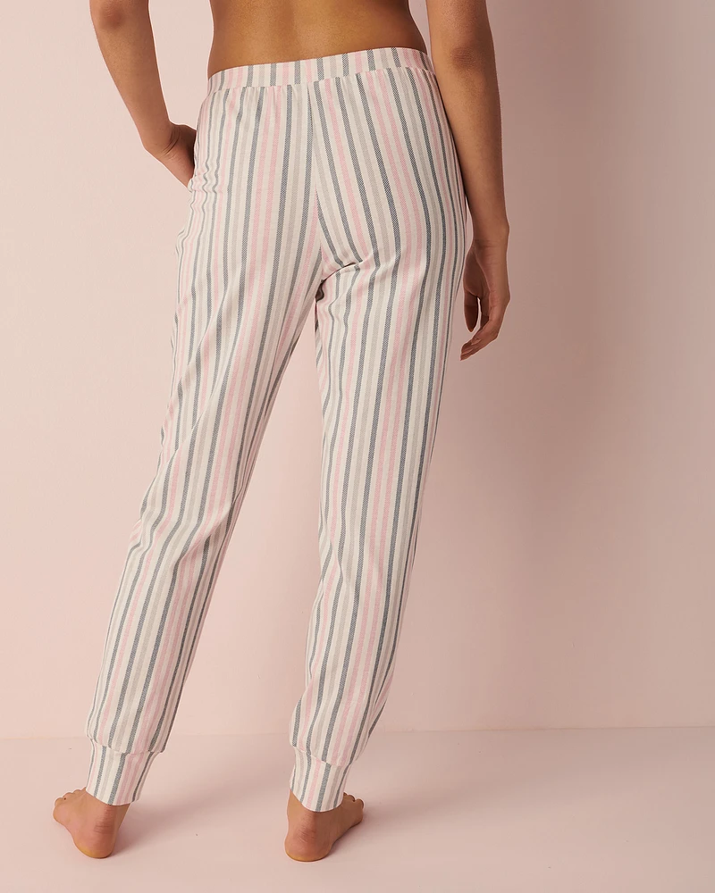 Pantalon ajusté en coton