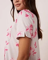 Chemise de nuit boutonnée ultra douce